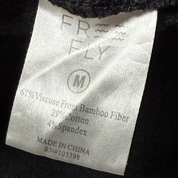 Free Fly Heritage Fleece Bamboo Jogger Sweatpant Mens M Charcoal Lounge Cozy - Picture 4 of 15